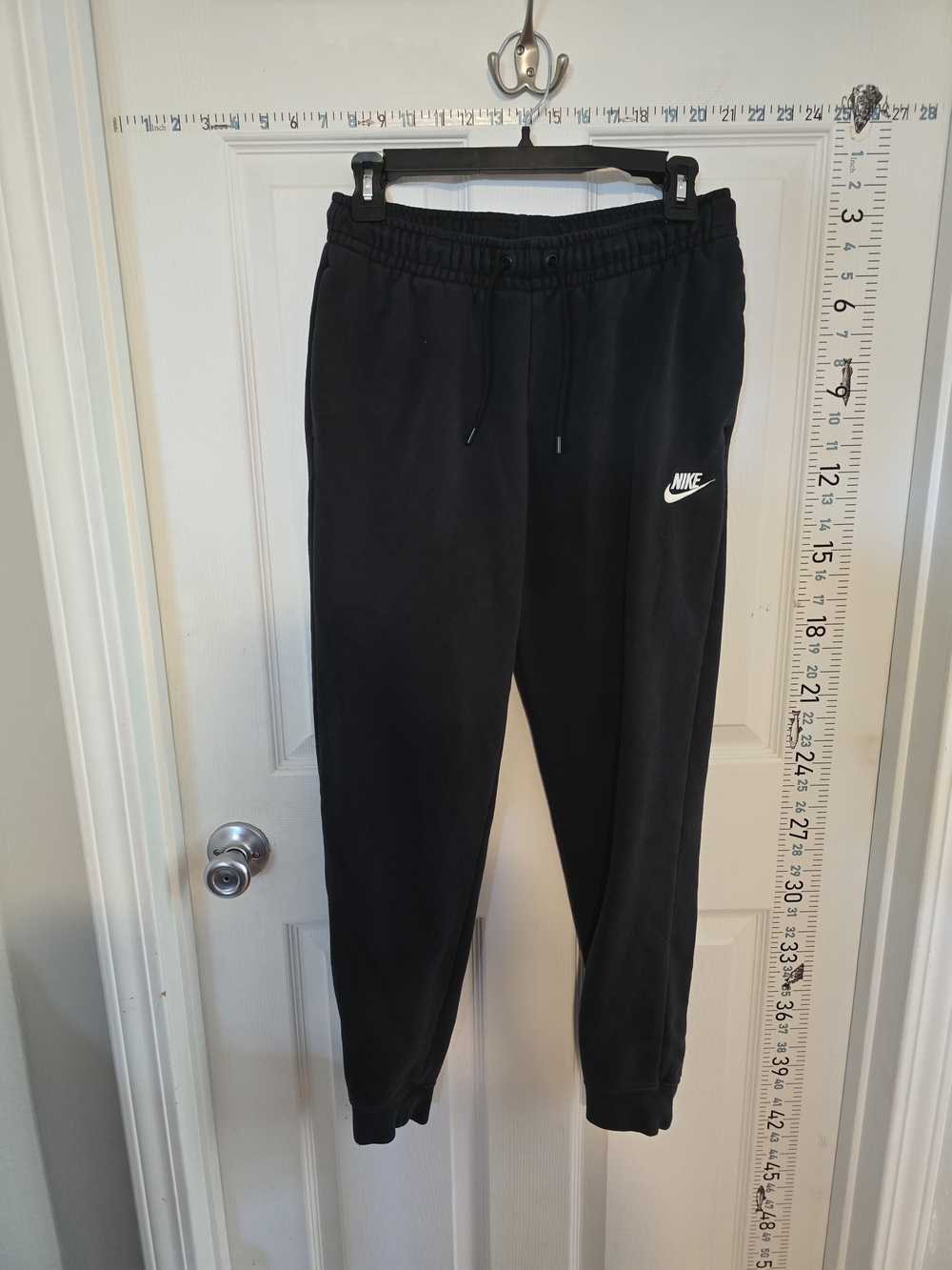 Nike Kids Black Fleece Joggers - Logo Sweatpants